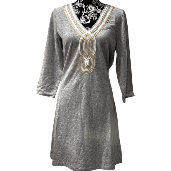 LILLY PULITZER Clarkson French Terry Dress Size L - Picture 1 of 14
